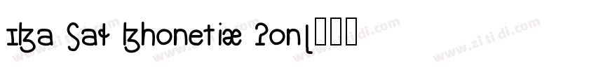 IPA SAM Phonetic Fon字体转换